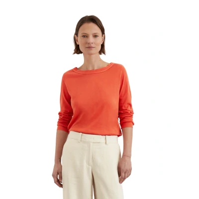 Abbildung von Marc O&#039;Polo Regular AUS Sweatshirt, Damen, Größe: XXS, Burnt red