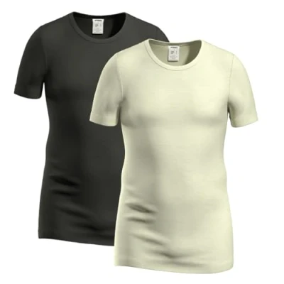 Abbildung von HERMKO Kurzarmshirt 40840 Herren kurzarm Shirt mit Rundhals aus Merinowolle / Tencel
