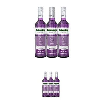 Abbildung von Sour Berry Moskovskaya Shotz I 6x 0,5 L 17% Alkoholgehalt Fruchtiger Likör