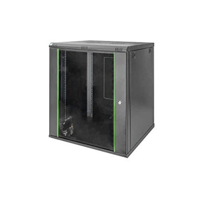 Abbildung von Digitus 16HE 19&quot; Wandgehäuse Dynamic Basic Serie RAL 9005 schwarz