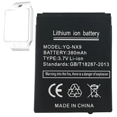 Abbildung von Smartwatch Batterie DZ09 wiederaufladbare Lithium mit 380MAH Kapazität