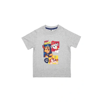 Abbildung von PAW Patrol Chase Marshall Rubble KURZÄRMLIG Tshirt print für Kinder, Größe: 110/116, Grau
