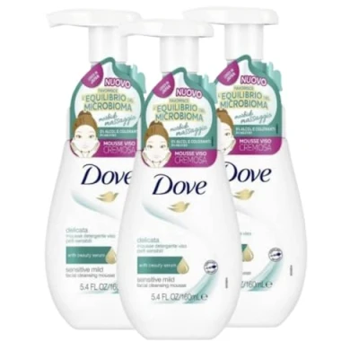 Abbildung von Dove Gesichtsreinigungsmousse 160 ml (3, sanftes Gesichts Mousse)