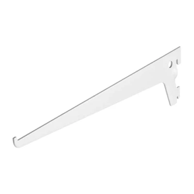 Abbildung von Regalhalter für einzelreihige Wandschiene Weiß 600 mm Pro Stück