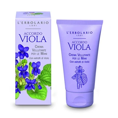 Abbildung von L&#039;Erbolario Accordo Viola parfümierte Handcreme für eine Samtige Haut, 1er Pack (1 x 75 ml)