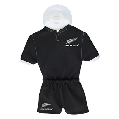 Abbildung von Rugby Mini Trikot ALL BLACKS Neuseeland 17 cm mit Saugnapf