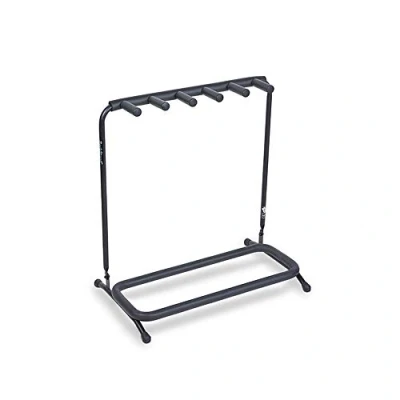 Abbildung von Stagg 25020678 SG A010/5 BK FLDBLE Stand für 5 Electro Akustik Gitarre
