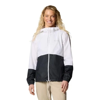 Abbildung von Columbia Flash FORWARD Windbreaker, Damen, Größe: Large, White/black