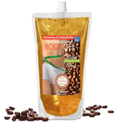 Abbildung von bleumarine Bretania Kaffee &amp; Meeresalgen Anti Cellulite Gel Intensive Wirkstoffe Natürliche Feuchtigkeitsspendende Behandlung Klinisch Getestet, 500 ml