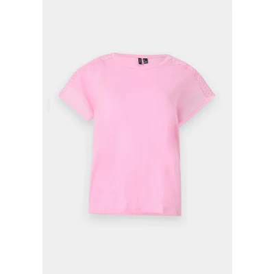 Abbildung von Vero Moda Vmemmy TAPE Tshirt print, Damen, Größe: XS, Bonbon