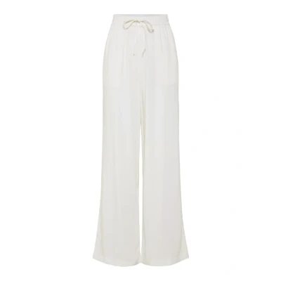 Abbildung von Pieces MIT Weitem BEIN Pcpia Stoffhose Bright white, Damen, Größe: XS, white