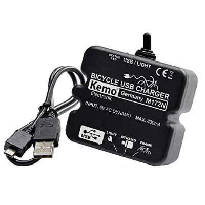 Abbildung von Kemo M 172N USB Laderegulator til cykel Sort