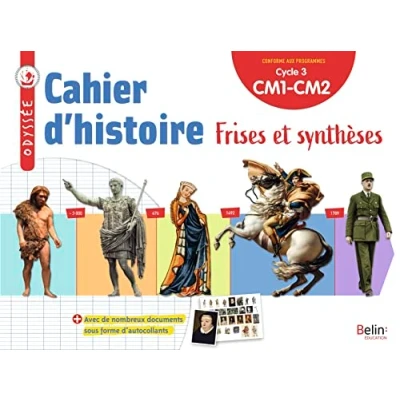 Abbildung von Odyssée cycle 3 Cahier d&#039;histoire: Frises et synthèses