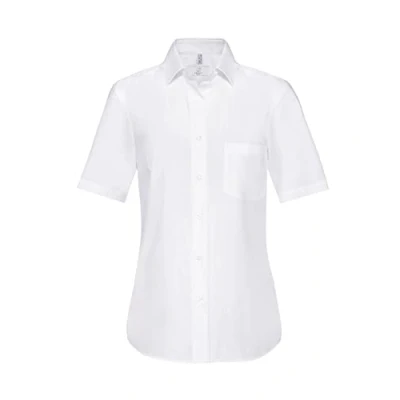 Abbildung von Greiff Kurzarmbluse Corporate Bluse BASIC Damen Comfort Fit OEKO TEX® Weiß 56