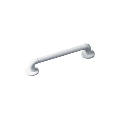 Abbildung von Homecraft Moulded Fluted Grab Rail 41cm, Textured White PVC, Bar with Ridges for Shower &amp; Bath, Disabled, Injured, or Post Op, Bathroom Safety, Balance Aid (Eligible VAT relief in the UK)