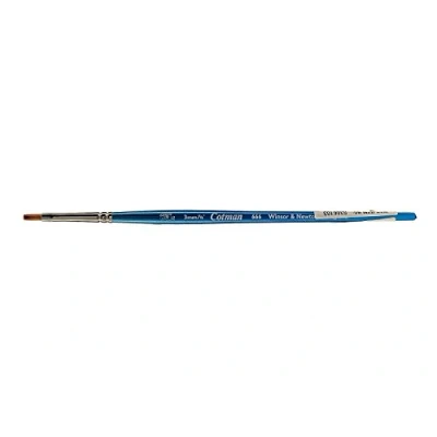 Abbildung von Winsor &amp; Newton 5306103 Cotman Aquarell Synthetikhaar Pinsel 666 Ein Strich Pinsel, langer Stiel mit exzellenter Sprungkraft, Farbtragekraft und Punktgenauigkeit 1/8 &quot; 3 mm