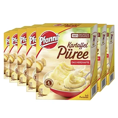 Abbildung von Pfanni Kartoffel Püree Das Herzhafte für ein leckeres Kartoffelgericht mit 100% deutschen Kartoffeln 7x 243g