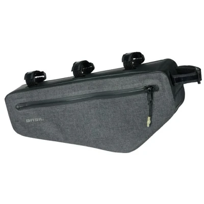 Abbildung von Rahmentasche Basil Navigator Storm M 2.2 Liter 16 X 38 6 Cm Schwarz
