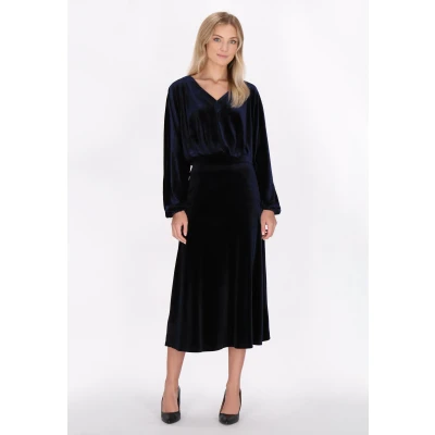 Abbildung von Bluse SCHMUDDELWEDDA S / Marine 92% Polyester 8% Elastane
