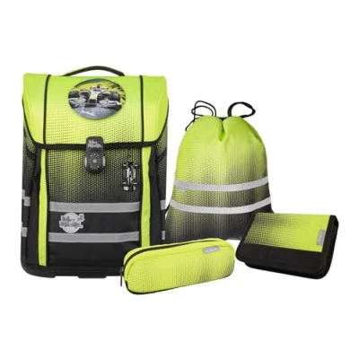 Abbildung von Mcneill Perfecto Schulranzenset 5TEILIG Tagesrucksack für Kinder, Größe: One Size, Gradient lemon