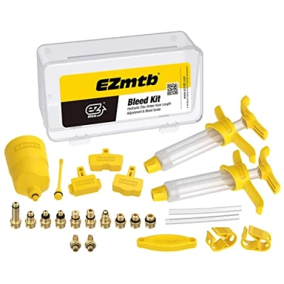 Abbildung von Entlüftungsset für Scheibenbremsen mit Metalladaptern Shimano Tektro Magura