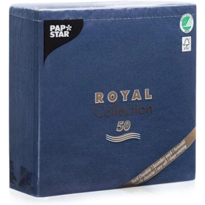 Abbildung von Papstar 11608 50 Servietten &quot;Royal Collection&quot; 1/4 Falz 40 x cm, bordeaux