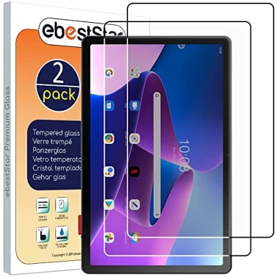 Abbildung von ebestStar {2 Stück) Panzer Schutz Glas für Lenovo Tab M10 Plus 10.6 (Gen 3), 3D Displayschutz, 9H gehärte Glas, Abgerundete, Blasenfrei