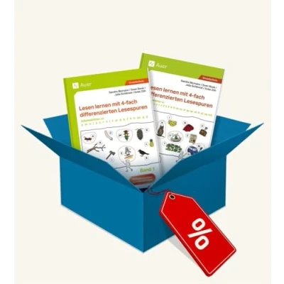 Abbildung von Paket: Lesen lernen mit 4 fach differenzierten Lesespuren: (1. bis 4. Klasse)