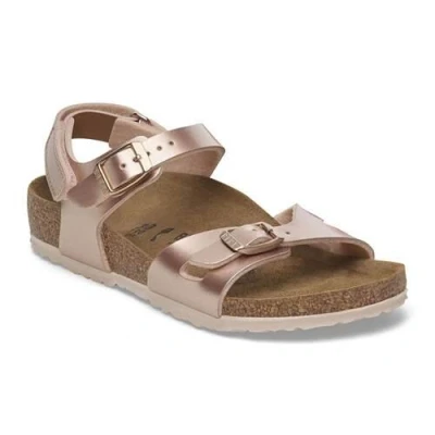 Abbildung von Birkenstock RIO AS KIDS Hausschuh für Kinder, Größe: 39, Electric metallic Schuhe