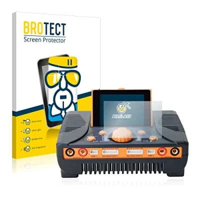 Abbildung von BROTECT Schutzglas für Junsi iCharger 406 Duo Schutzfolie Panzer Folie Glas [Extrem Kratzfest 9H, Anti Fingerprint, Ultra Transparent]