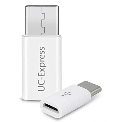 Abbildung von NAUC 2X USB C Adapter Handy Tablet Smartphone auf Stecker Buchse Micro
