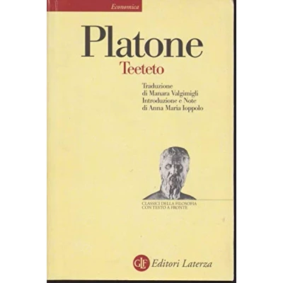 Abbildung von Teeteto. Testo greco a fronte (Economica Laterza. Classici filosofia)