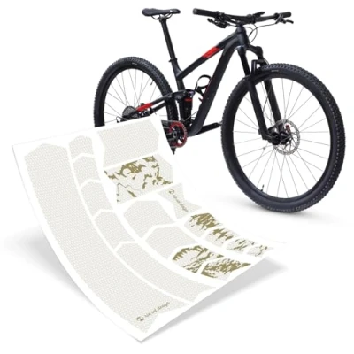 Abbildung von Riesel Design® frame:TAPE 3000 Fahrrad Rahmenschutzfolie