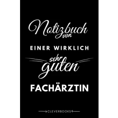 Abbildung von Notizbuch für die Fachärztin: personalisierte Geschenk Idee Frauen, Menschen helfen