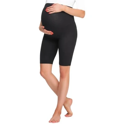 Abbildung von Be Mammy Umstandsleggings Damen Kurze BE20 259 (1 tlg) elastischer Bund
