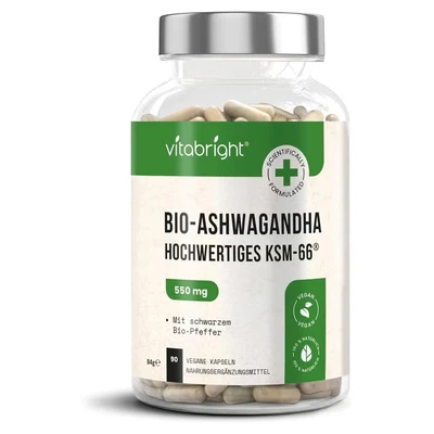 Abbildung von VitaBright Ashwagandha KSM 66 Kapseln