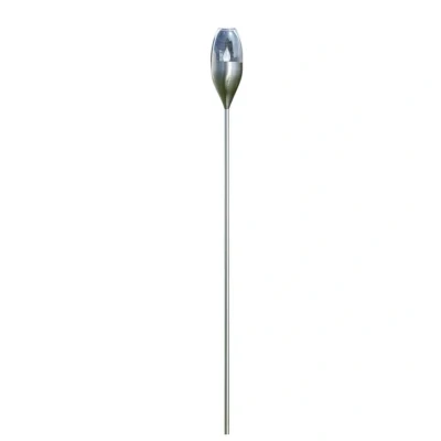 Abbildung von Lindby LED Solarleuchte Jari, Höhe 122 cm, Edelstahl, klar