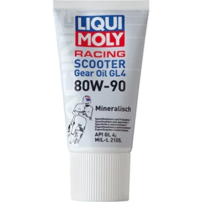 Abbildung von LIQUI MOLY Motorbike Gear Oil (GL4) 80W 90 Scooter 150 ml Motorrad Getriebeöl Art. Nr.: 1680, farblos