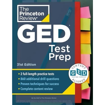 Abbildung von Princeton Review GED Test Prep, 31st Edition: 2 Practice Tests + &amp; Techniques Online Features (College Preparation)