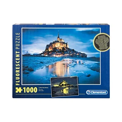 Abbildung von Clementoni® Puzzle Le Mont Saint Michel (fluoreszierend, 1000 Teile), Puzzleteile, leuchtet