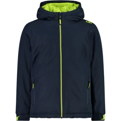 Abbildung von CMP Kinderjacke mit fester Kapuze, Schwarz Blau, 110
