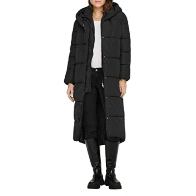 Abbildung von ONLY Onlamyx LONG Puffer COAT Wintermantel, Damen, Größe: Large, Black