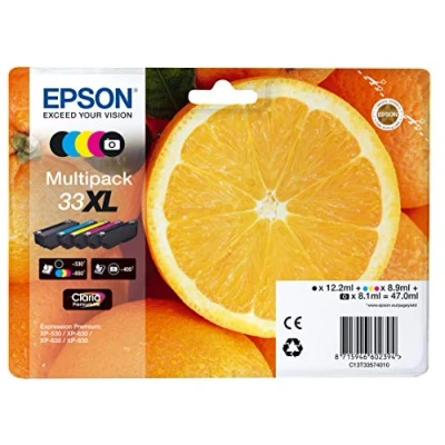 Abbildung von Epson 5 Original 33XL Multipack (C13T33574021 C13T33574510) Tintenpatrone