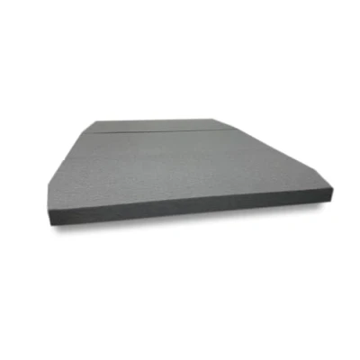 Abbildung von Dibapur® Universal T7 Kaltschaum Falt Klappmatratze Faltmatratze Bezug Grau 136x194