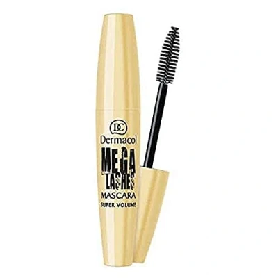 Abbildung von Dermacol Mega Lashes Super Volume Wimperntusche Schwarz 13 ml