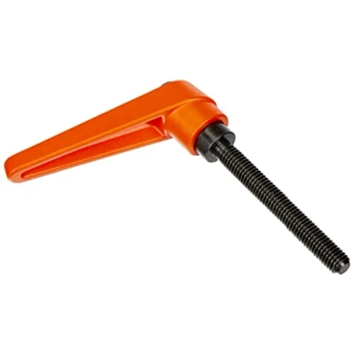 Abbildung von HALDER 24400.0391 Verstellbare Klemmhebel, Orange, d1=18 mm / d2=M8 l1=63