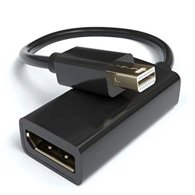 Abbildung von JAMEGA Mini DisplayPort auf Adapter 2er Pack DP zu Konverter 4K Ultra HD Thunderbolt HDMI kompatibel mit Surface Pro, Lenovo ThinkPad