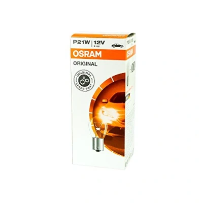 Abbildung von 10x OSRAM GLÜHBIRNEN 12V 21W BA15s NEBELSCHLUSSLEUCHTE BREMSLICHT Rücklicht