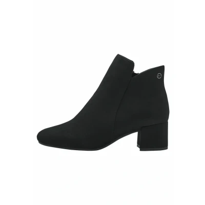 Abbildung von Tamaris Stiefelette, Blockabsatz, Ankleboots, Abendschuh in veganer Verarbeitung