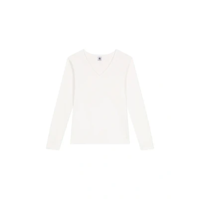 Abbildung von Petit Bateau TEE L&#039;ICONIQUE Langarmshirt, Damen, Größe: 38, Ecume